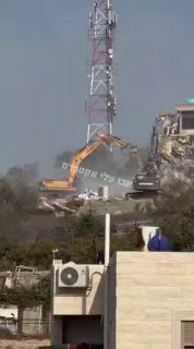 תיעוד נוסף של הרס המבנים בשכונת פרש אלהווא בחברון, בעקבות...