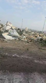 כך נראית שכונת אל הווא בחברון לאחר ביצוע ההריסות אתמול ע"י...