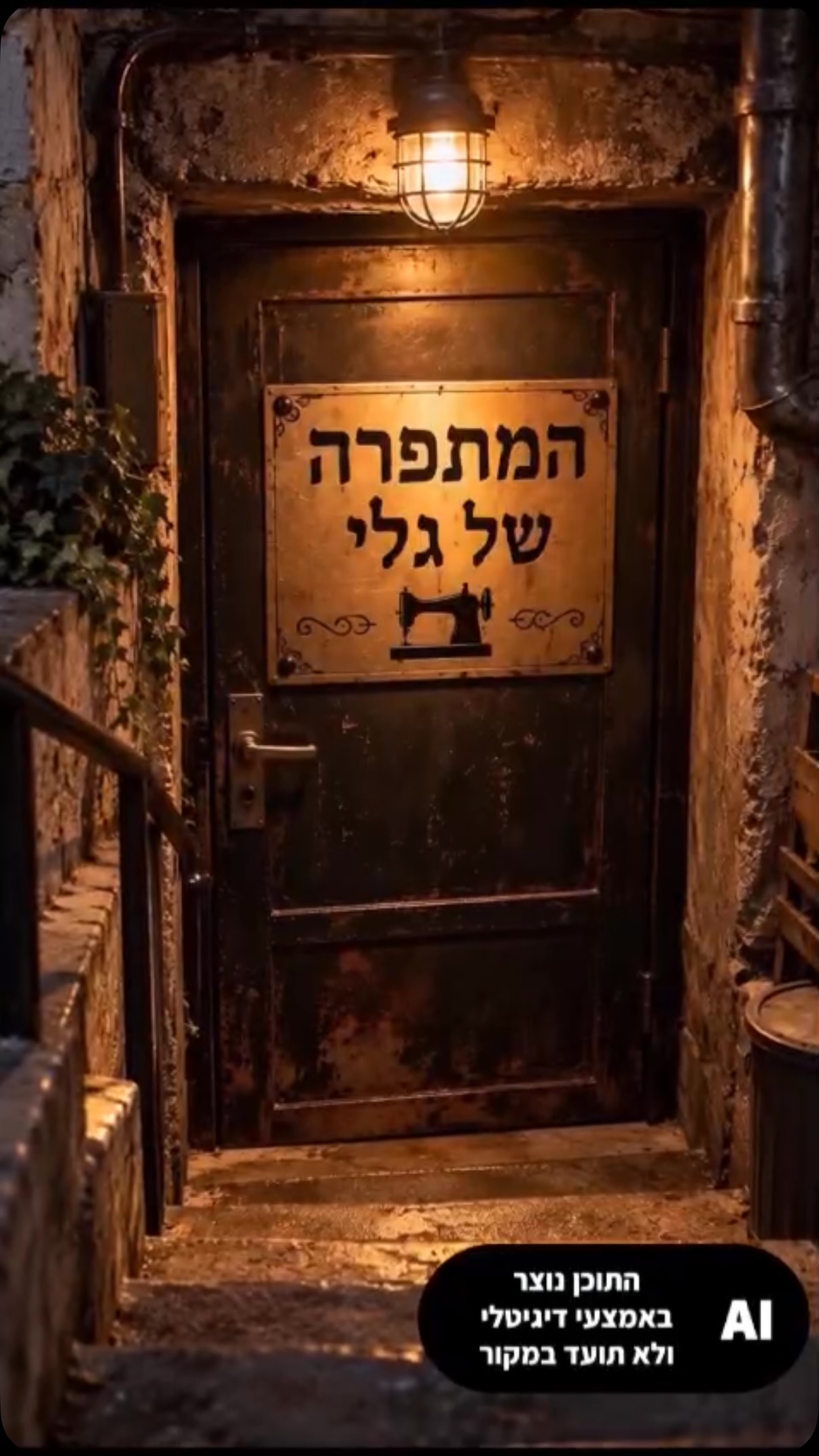 רק טלי תסגור את המתפרה של גלי...