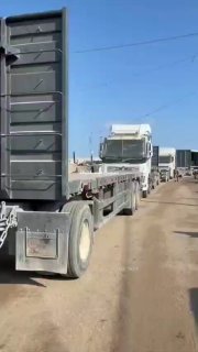 ברצועה מדווחים על חידוש תנועת סחורות דרך מעבר כרם שלום לאחר...