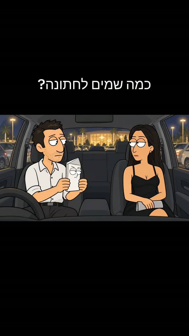 כמה שמים לחתונה?...