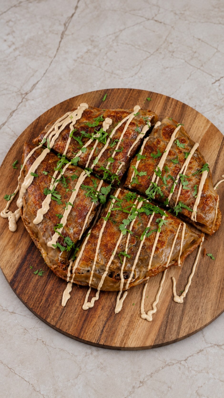 🥟🔥 בורקס בשר מדפי אורז על המחבת!...