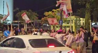 🔴חגיגות באזור כיכר הבימה בתל אביב...