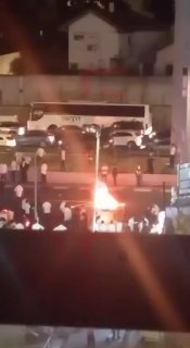 🔴הכביש בוער ליד בני ברק...