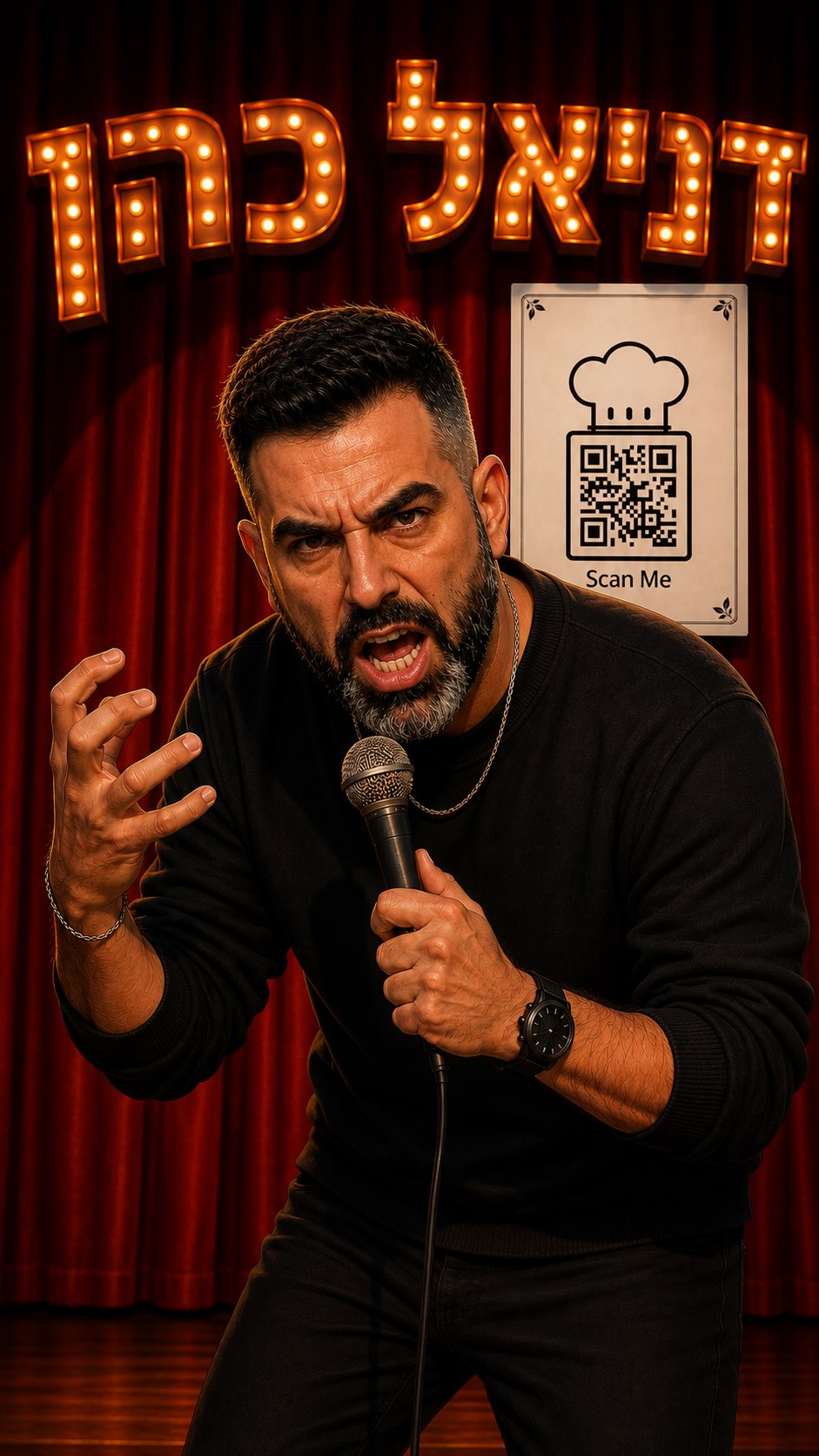 אין סבלנות עם מסעדות יותר סטנדאפ בינה מלאכותית @daniel_cohen_standup...